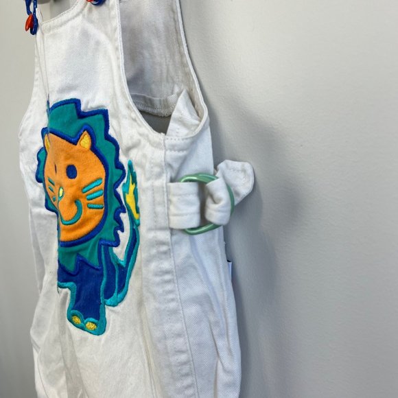 Vintage Gymboree Lion Shortall Romper Infant 6-12 Months - Picture 4 of 9